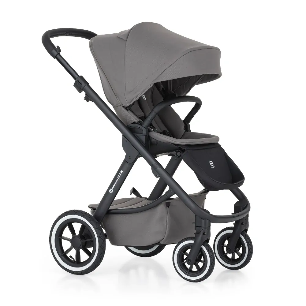 PETITE&MARS Kočárek kombinovaný ICON 2v1 Dove Grey LITE AIR