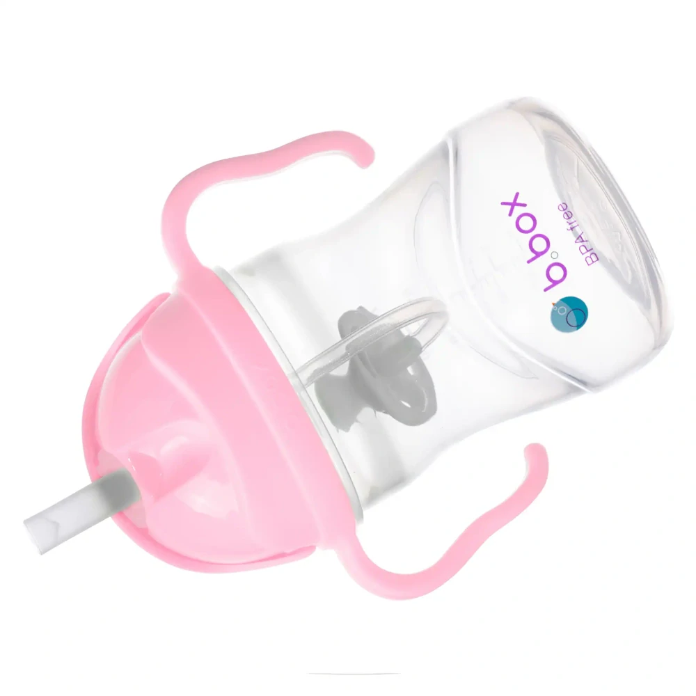 b.box Hrneček s brčkem 240ml Třešňový květ