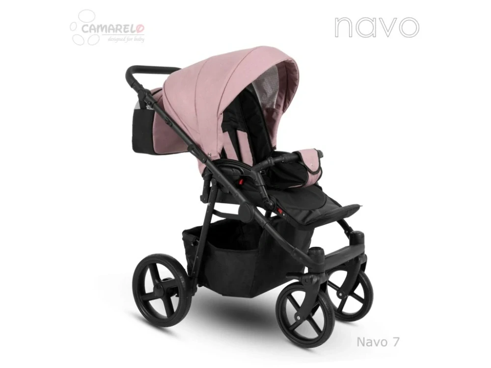 Dětský kočárek Camarelo Navo - 7 Růžová