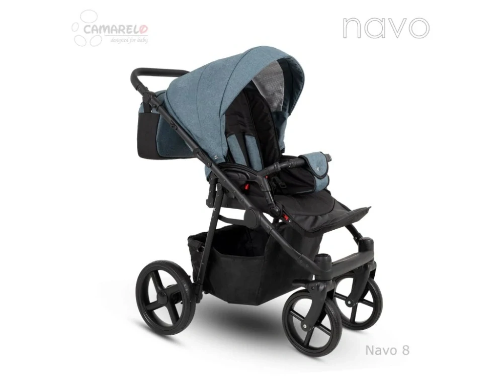 Dětský kočárek Camarelo Navo - 8 Modrozelená