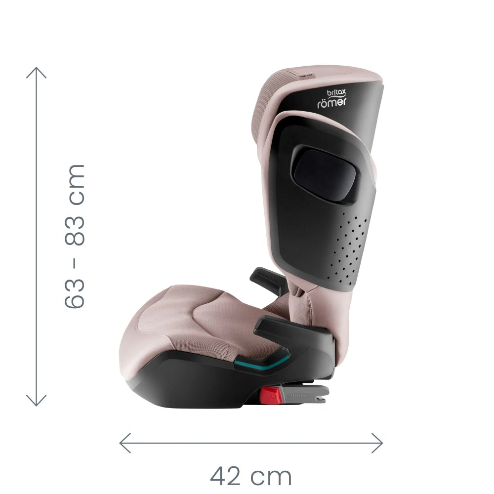 BRITAX RÖMER autosedačka Kidfix Pro M Style 100-150 cm, Dusty Rose