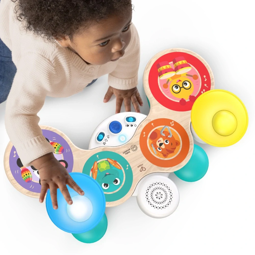 BABY EINSTEIN Hračka hudební Set bubnů Together in Tune Drums™ Connected Magic Touch™ HAPE 12m+