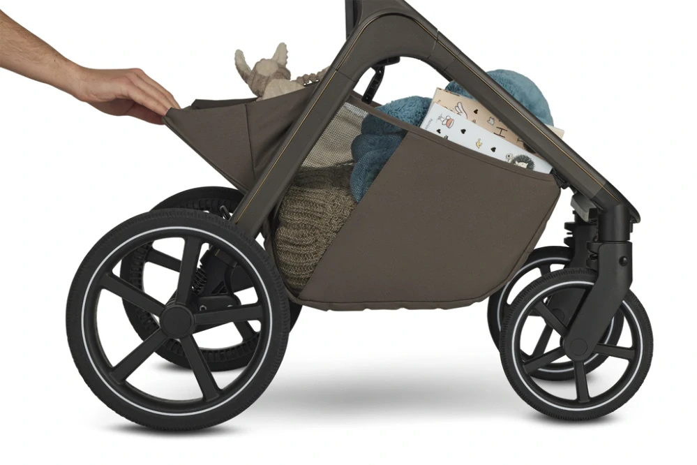 EASYWALKER Kočárek kombinovaný Zoey Chestnut Brown + CYBEX Aton B2 i-Size + základna