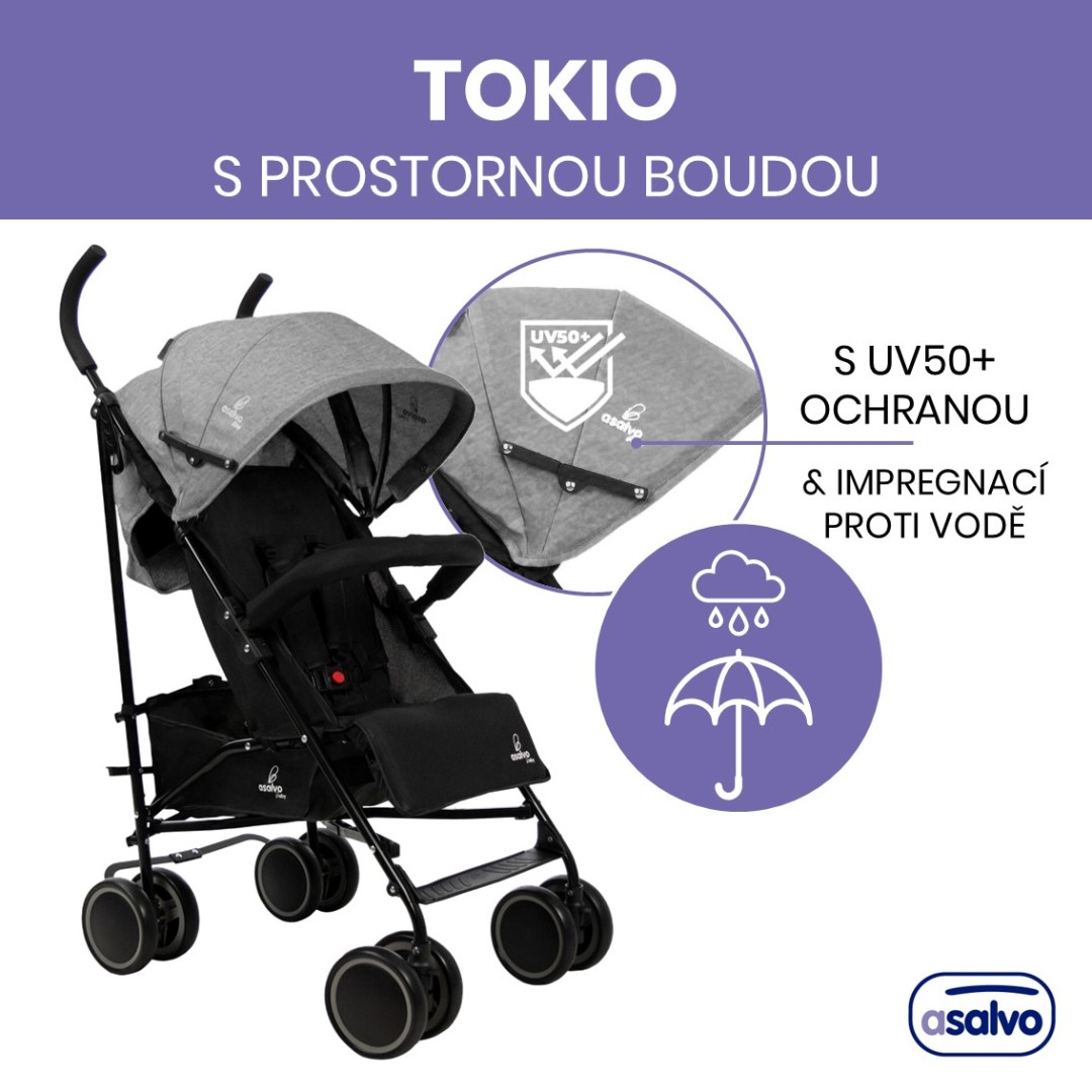 Golfové hole Asalvo Tokio Anthracite
