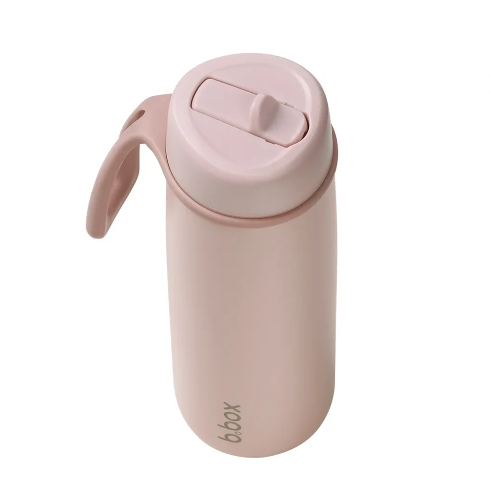 b.box Nerezová termolahev s brčkem 690 ml - Blush Crush