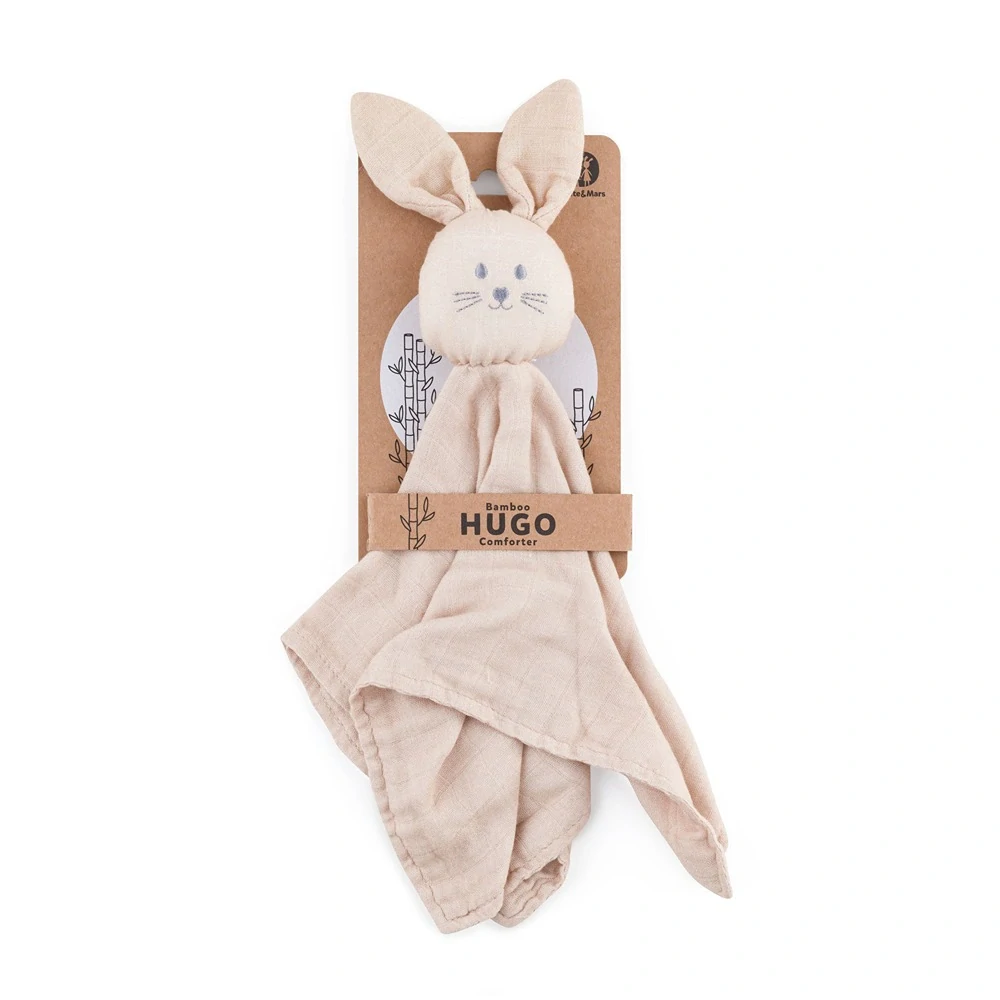PETITE&MARS Mazlíček bambusový mušelínový Hugo Desert Sand 0m+