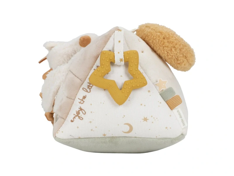 Little Dutch Polštářek trojhranný s aktivitami Newborn Naturals
