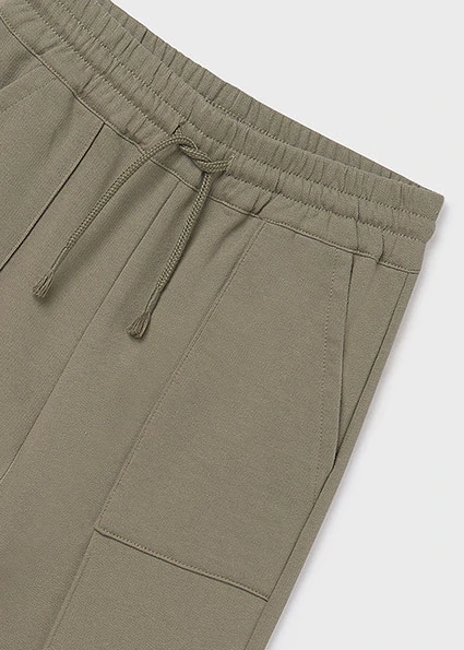 Dívčí volnočasové kalhoty Mayoral 7579-111 khaki zelené velikost 152