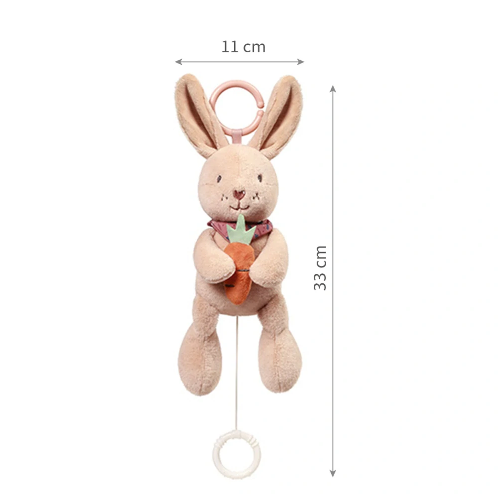 BABYONO Plyšová hrající hračka - Králíček KARO