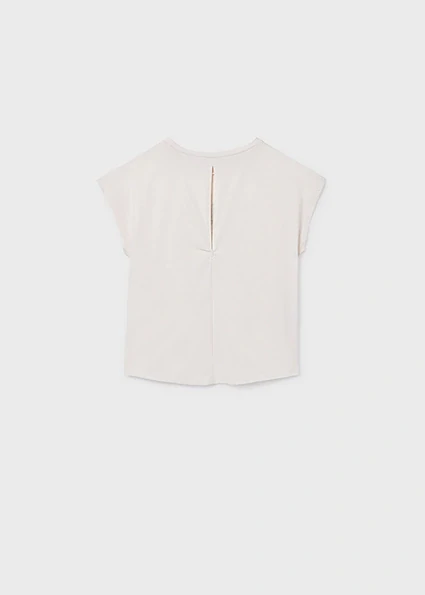 Dívčí triko krátký rukáv Mayoral 6010-11 Béžové