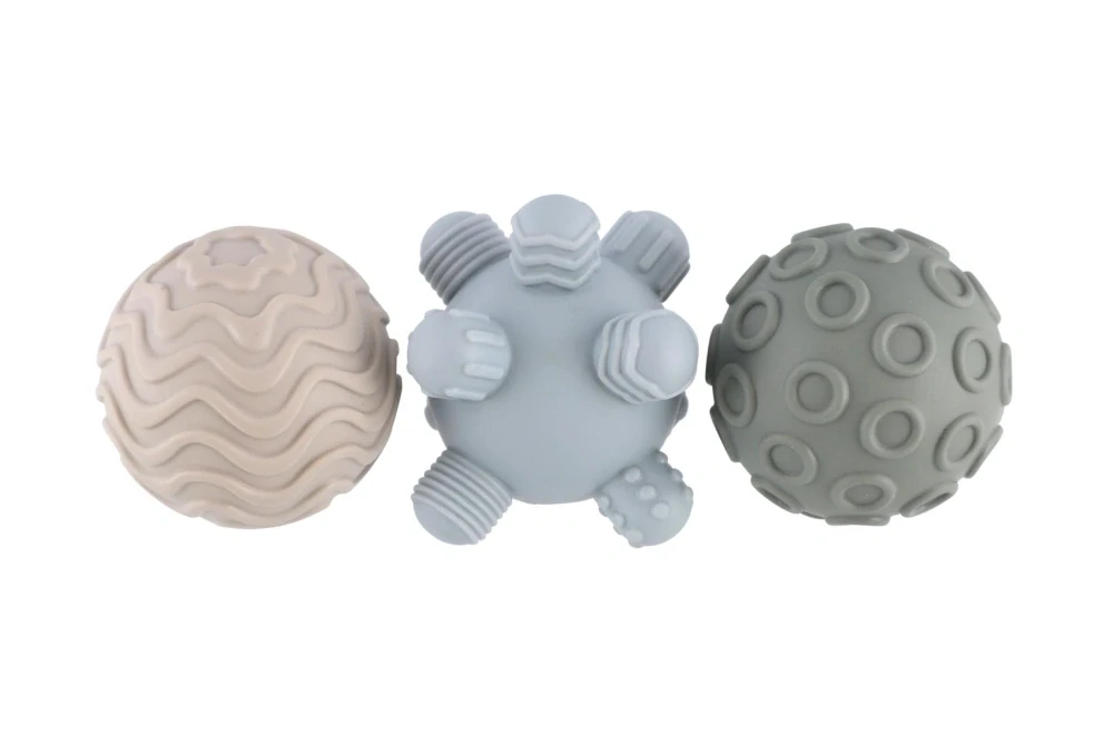 Sada skládanek s míčky 19ks v krabici 6m+