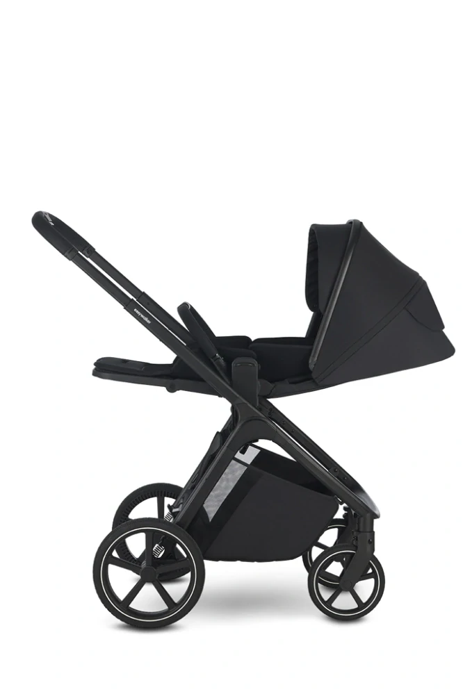 EASYWALKER Set kočárek 4v1 Zoey Go Pure Black + CBX Aton B2 i-Size + CYBEX Base One