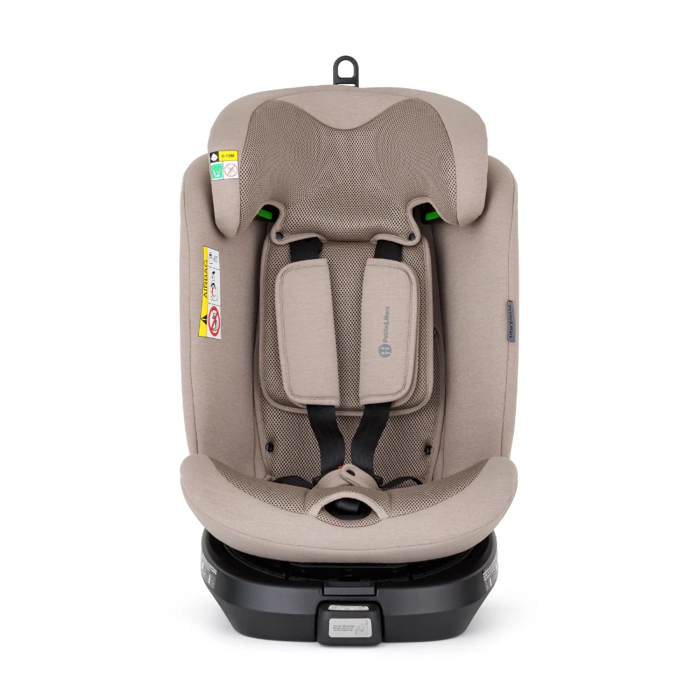 PETITE&MARS Autosedačka Twistguard Pro i-Size Tan Brown Air 40-150 cm(0-36 kg)
