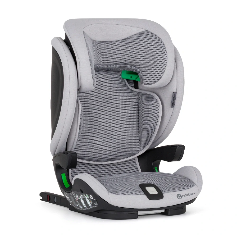 PETITE&MARS Autosedačka Elite Fix Pro i-Size Gentle Grey Air 100-150 cm (15-36 kg)