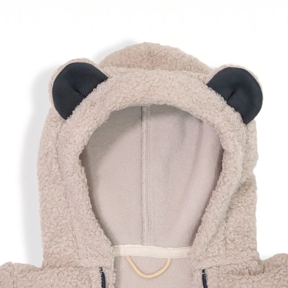 ESITO Rostoucí zimní kombinéza Teddy fleece double Nature Smetanová