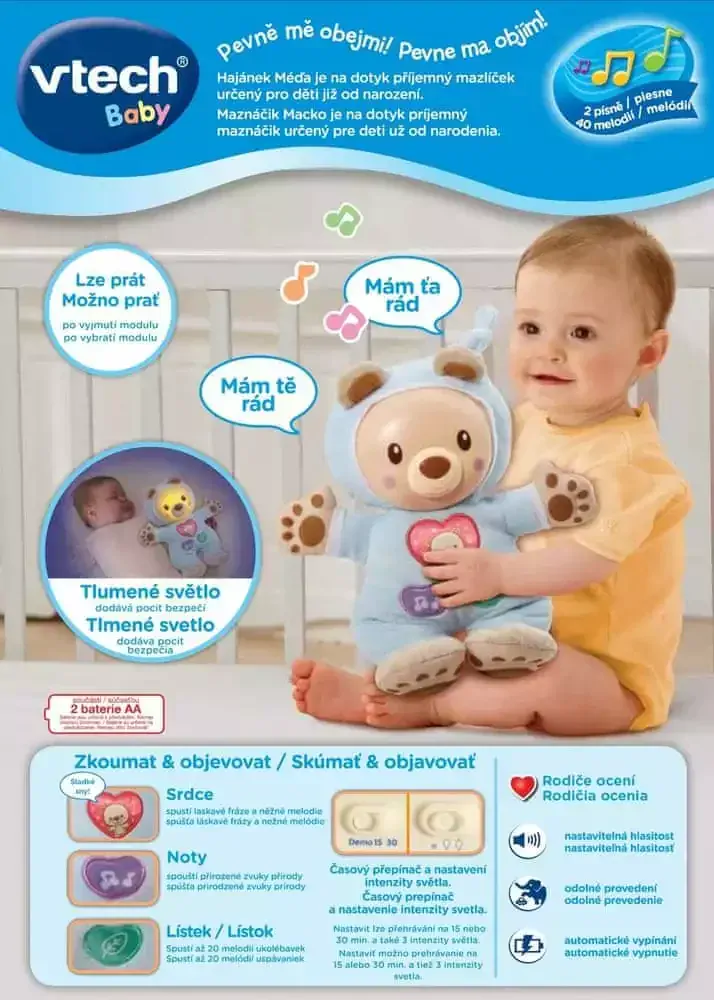 Vtech Hajánek Méďa CZ