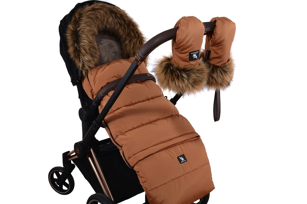 Zimní fusak Cottonmoose Combi  Amber+kožešina hnědá