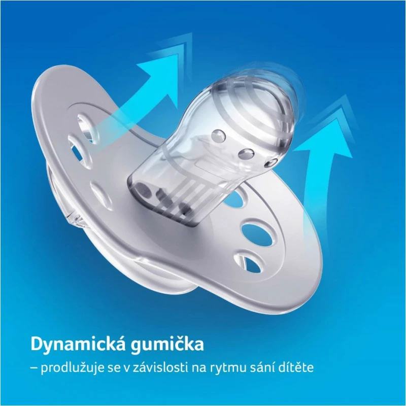 LOVI Dudlík silikonový dynamický HEY 3-6m 2ks Girl