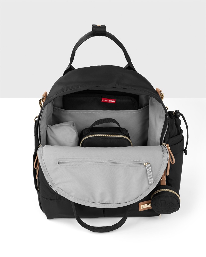 SKIP HOP Taška přebalovací/batoh 6v1 Suite Set Black