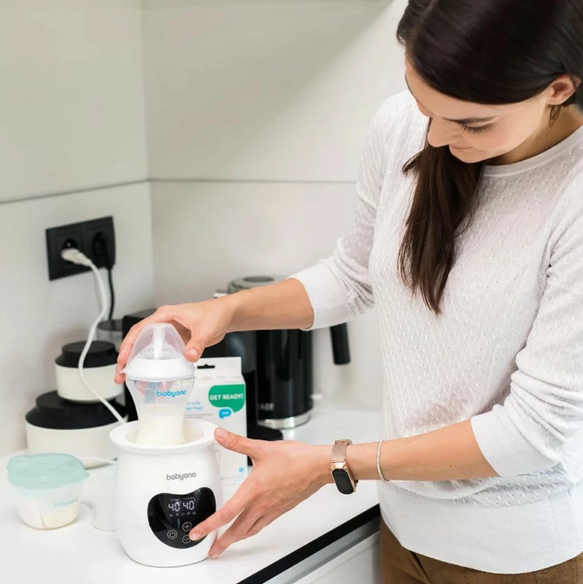 BABYONO Digitálny ohřívač a sterilizátor HONEY bílý