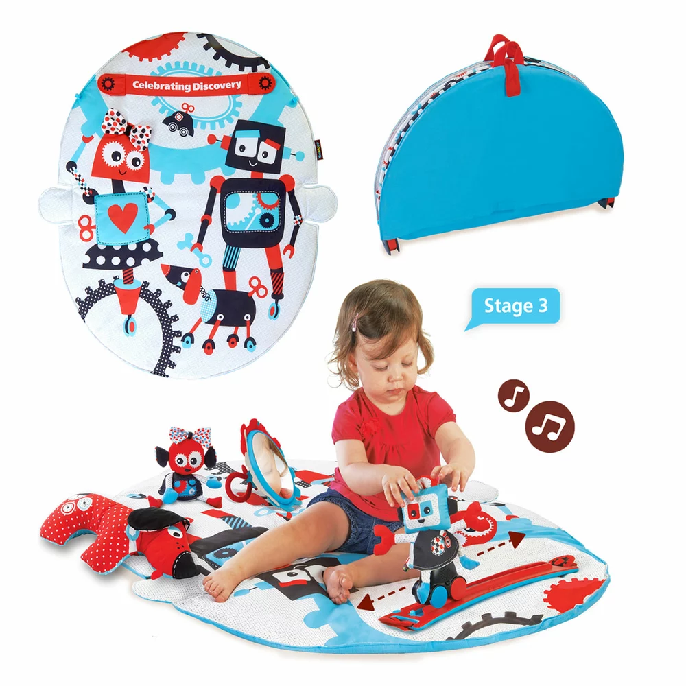 Yookidoo Interaktivní hrací deka - Země robotů