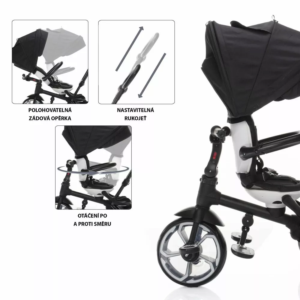 ZOPA Tříkolka Prime Black