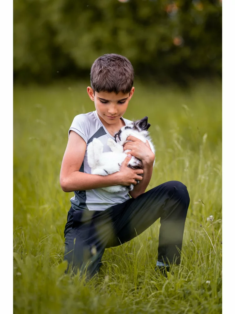 Dětské funkční kalhoty Unuo Action Černá velikost 122/128