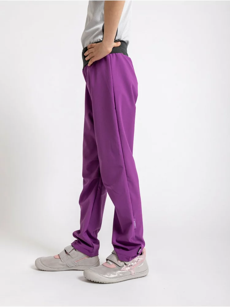 Dětské funkční kalhoty Unuo Action Ostružinová velikost 122/128