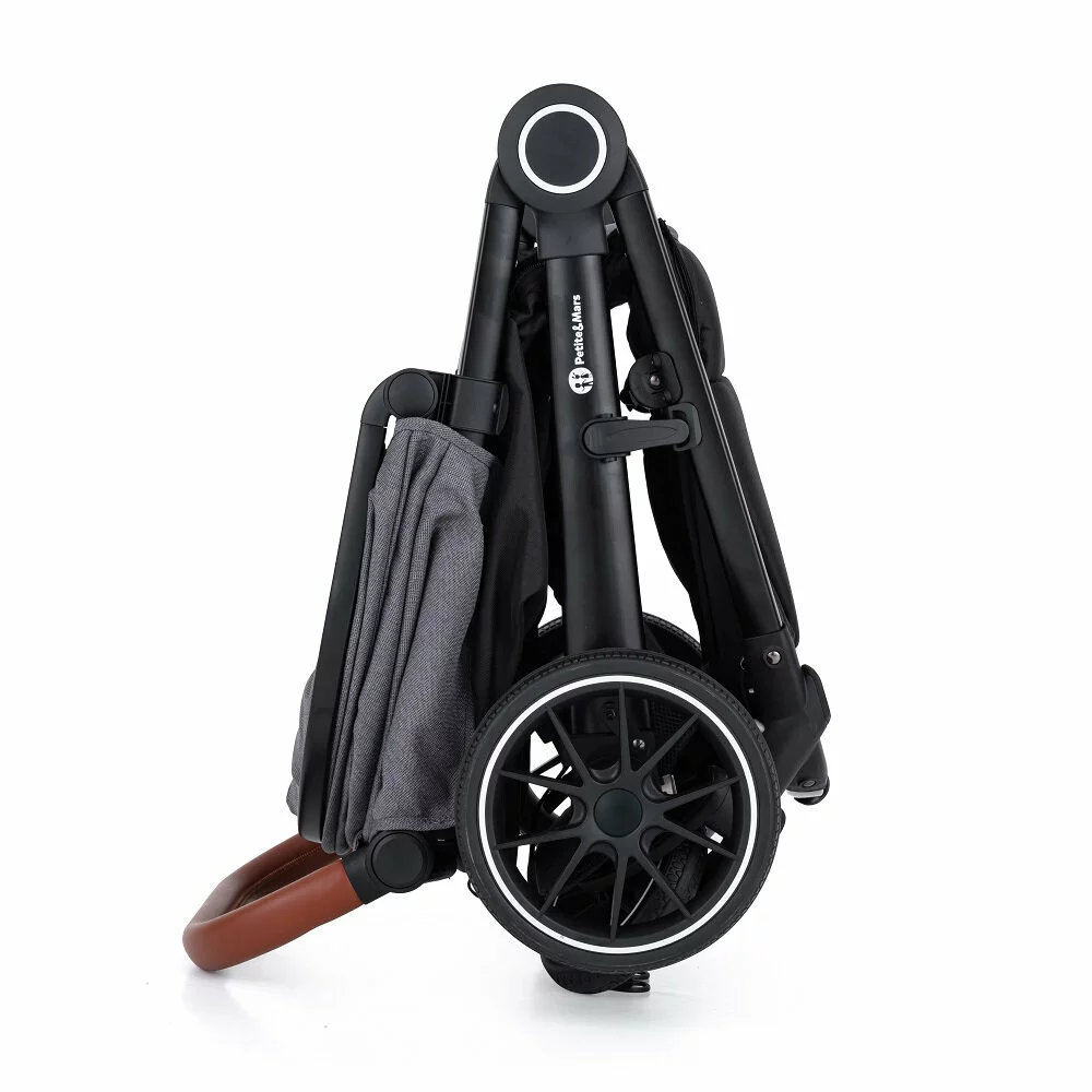 PETITE&MARS Kočárek Street+ RWS Oak + Stříška Limited 100 Roses