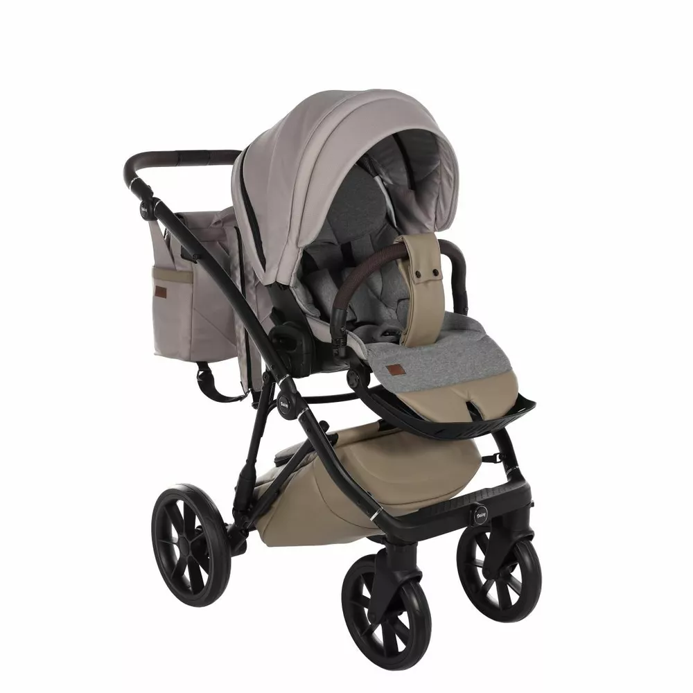 Kombinovaný kočárek Jasmine Daisy Soft 2v1 05 Mocca