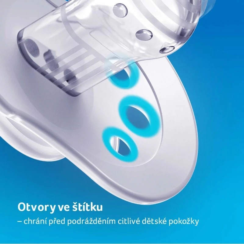 LOVI Dudlík s mini štítkem 0-2m silikonový dynamický WILD SOUL 2ks holka