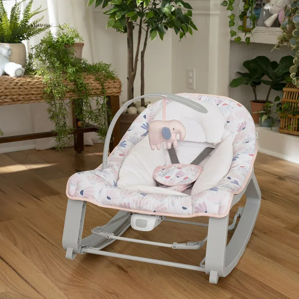 INGENUITY Houpátko vibrující 3v1 Keep Cozy Burst 0m+ do 18 kg