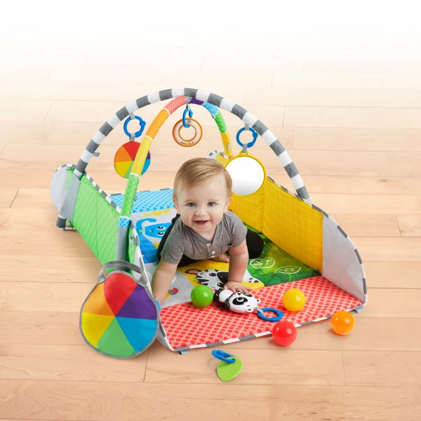 BABY EINSTEIN Deka na hraní 5v1 Patch's Color Playspace ™ 0m +