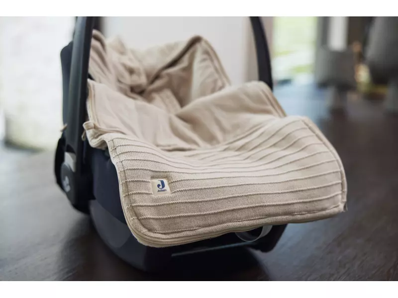 ollein Fusak do autosedačky Pure Knit Nougat