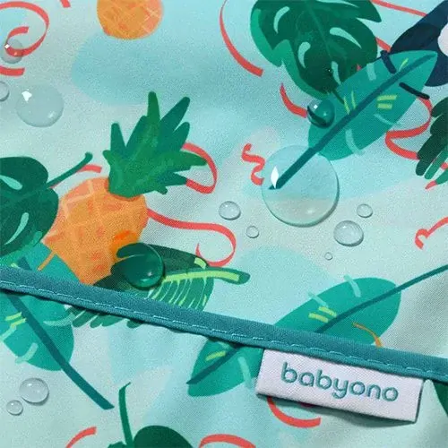 BABYONO Bryndák s dlouhým rukávem Toukans, 35 x 52cm, 6m+