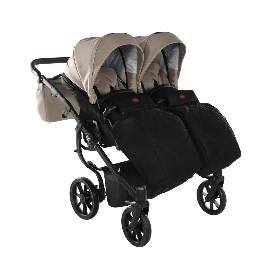 Kočárek pro dvojčata Jasmine Duo Life 02 Beige