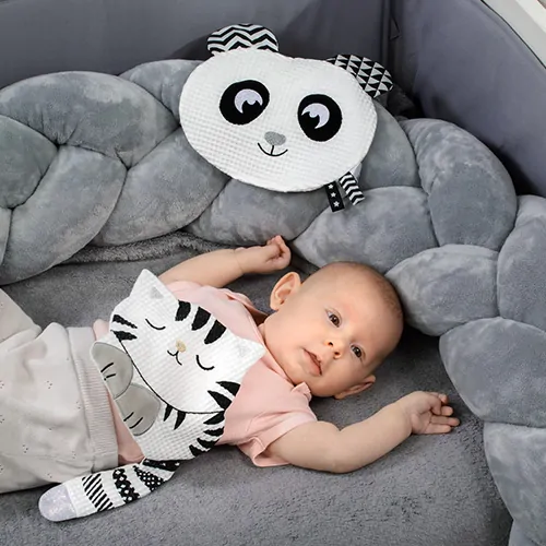 BABYONO Hračka muchláček Happy Panda 0m+