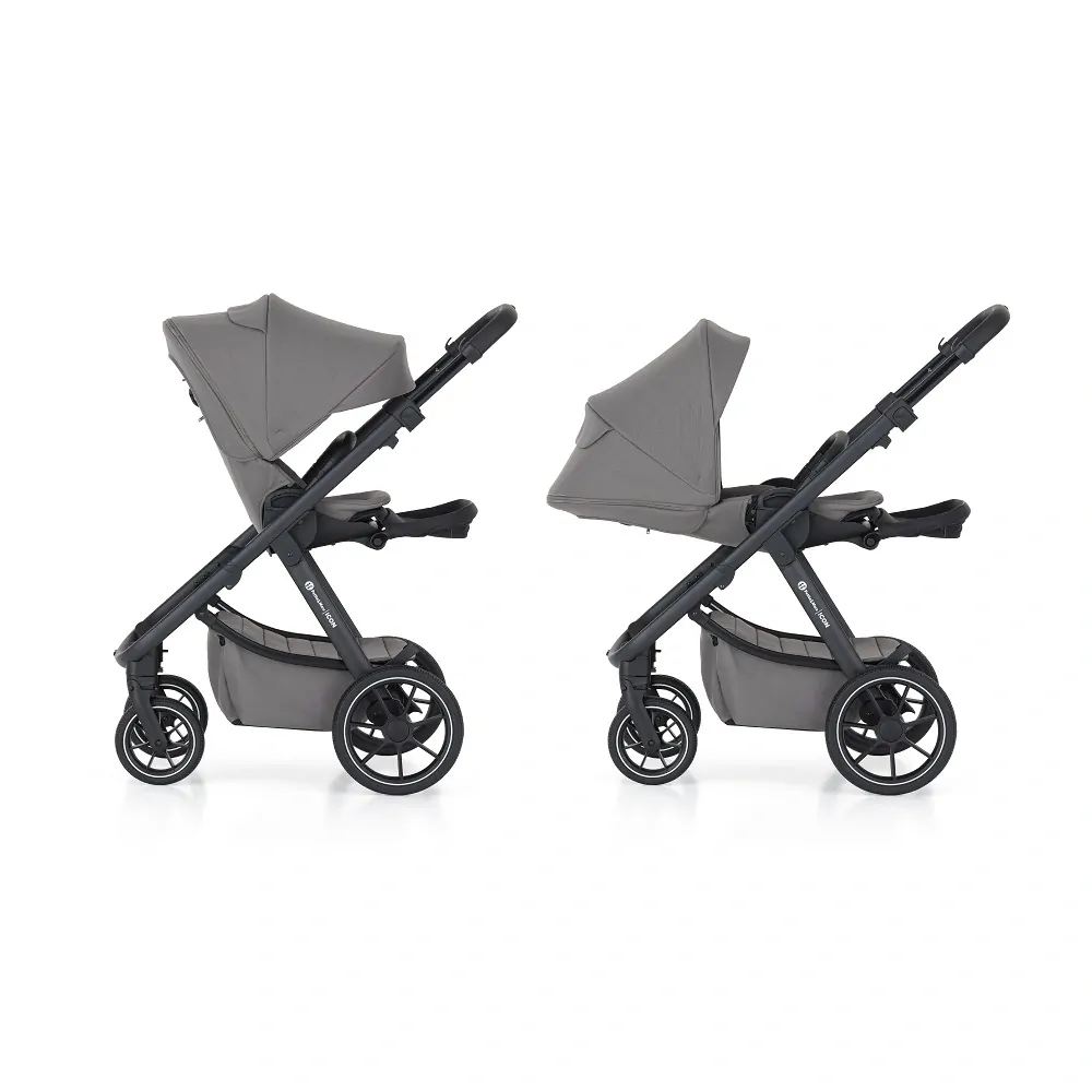 PETITE&MARS Kočárek kombinovaný ICON 2v1 Dove Grey LITE RWS
