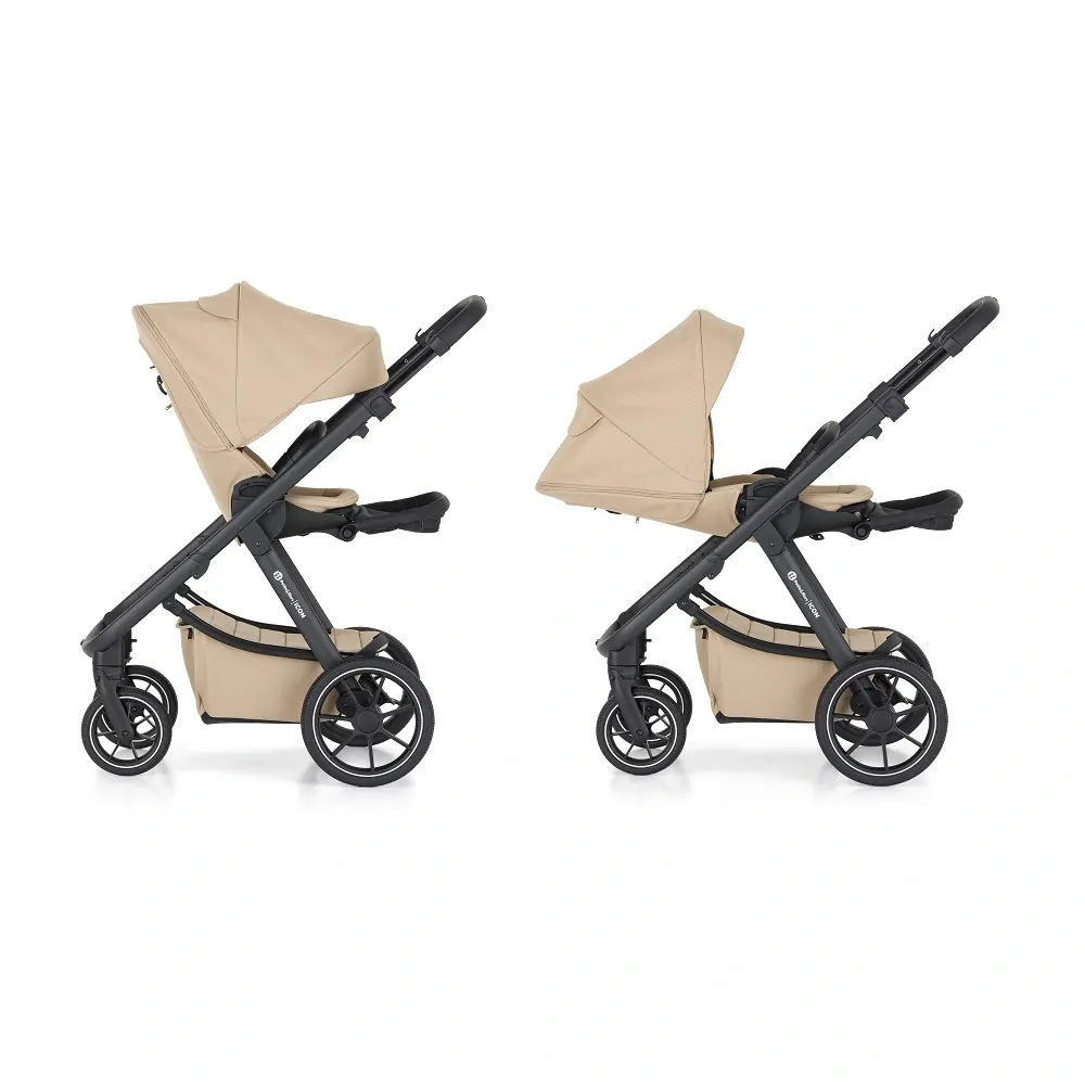 PETITE&MARS Kočárek kombinovaný ICON 2v1 Mocha Beige XXL RWS