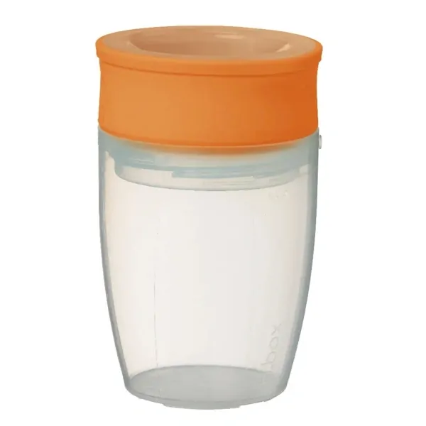 b.box 360° Netekoucí učící hrneček 250 ml růžový/oranžový