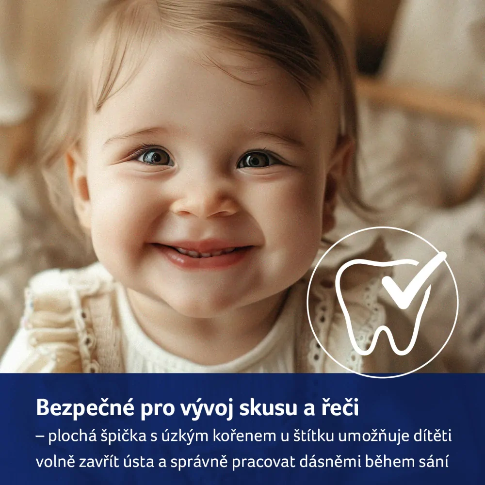 LOVI Dudlík silikonový dynamický BLOSSOM 0-3m 2 ks holka