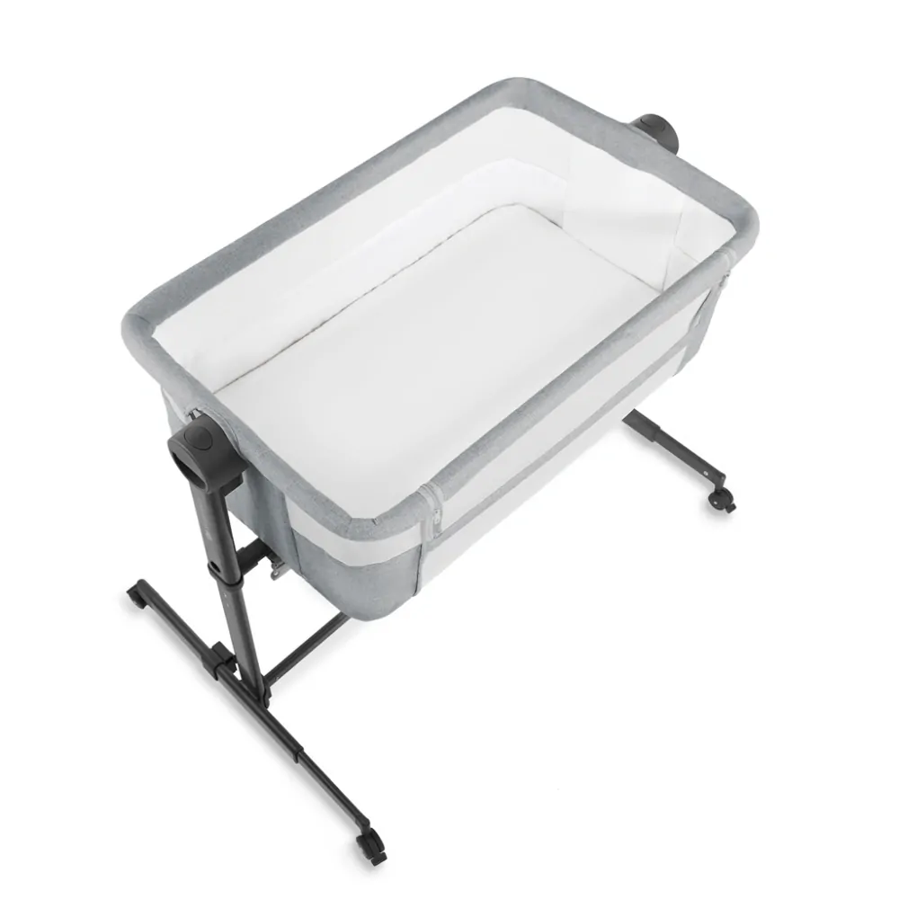 KINDERKRAFT Postýlka dětská polohovatelná Neste Up2 Light Grey