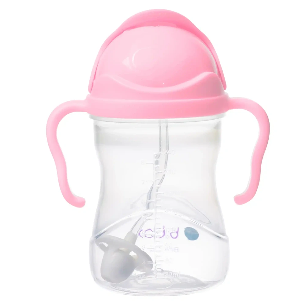 b.box Hrneček s brčkem 240ml Třešňový květ