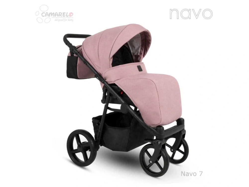Dětský kočárek Camarelo Navo - 7 Růžová