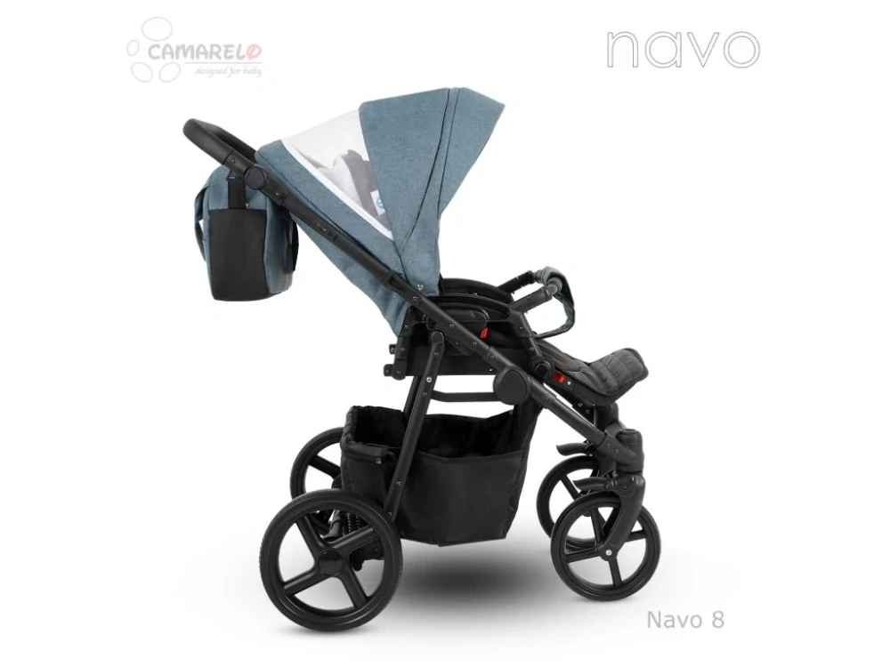 Dětský kočárek Camarelo Navo - 8 Modrozelená