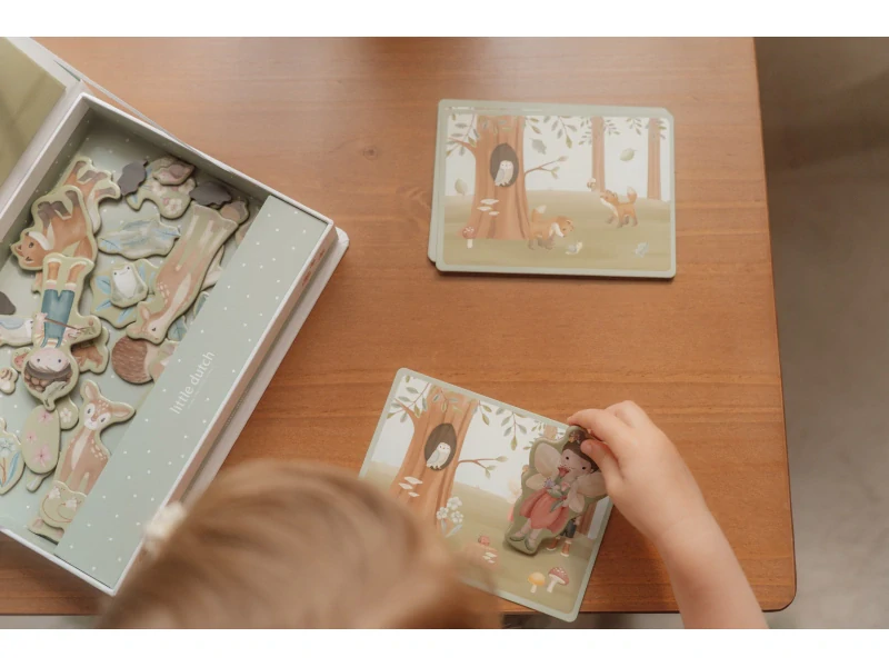 Little Dutch Magnetická hra Forest Friends