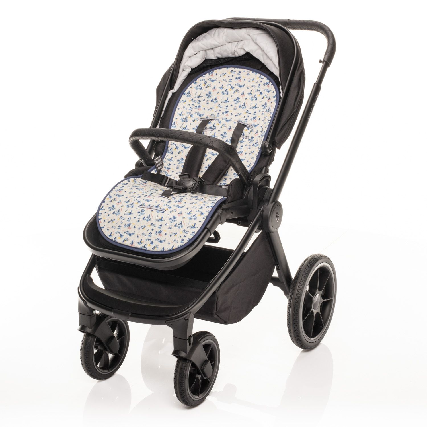 Podložka do kočárku prodyšná Breeze Sailor Blue
