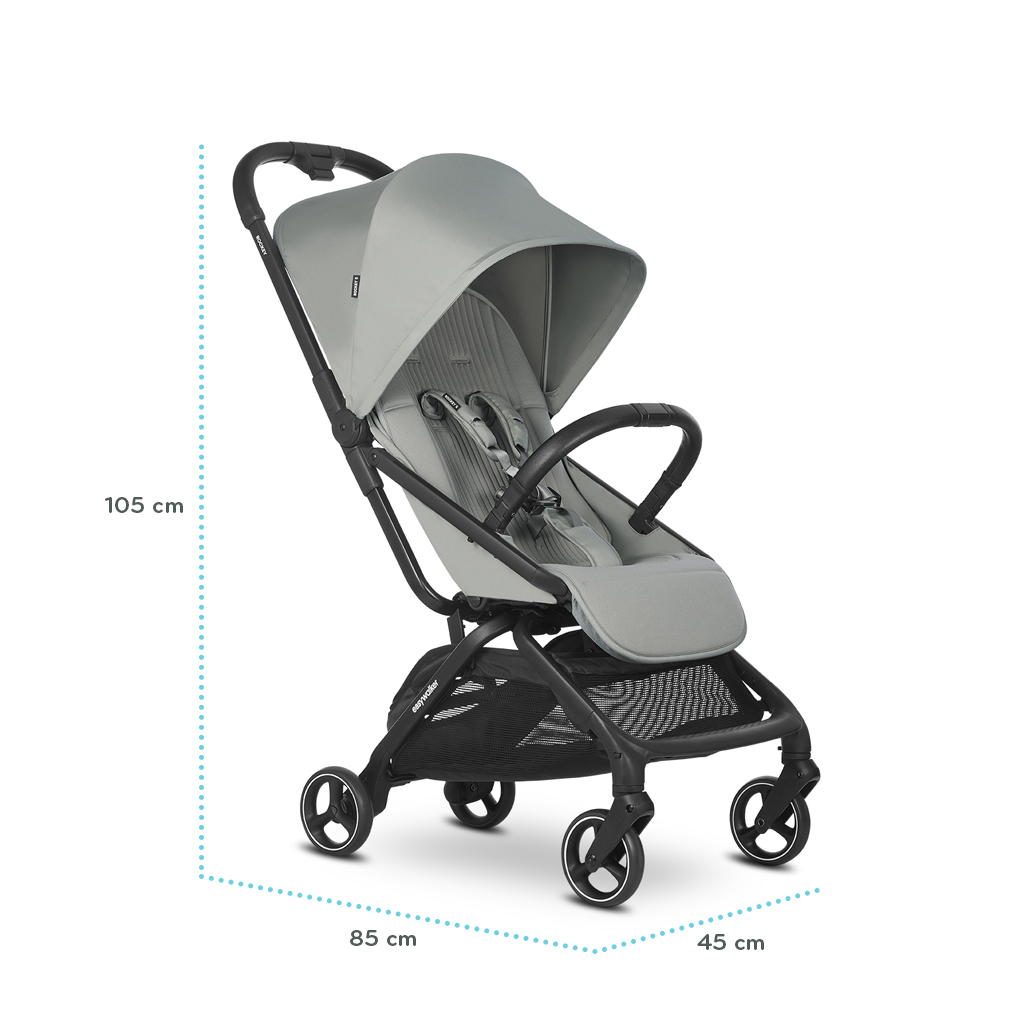 EASYWALKER Kočárek sportovní Rockey S Smooth Grey