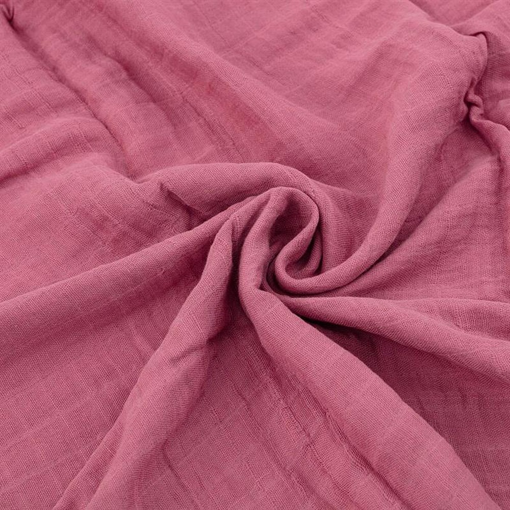 PETITE&MARS Přikrývka bambusová mušelínová 2ks Misty Pink Meadow 120 x 120 cm
