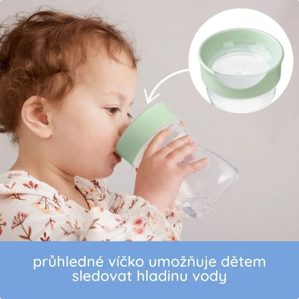 b.box Náhradní víčko na Hrneček pro batolata - zelené